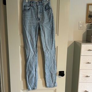 Abercrombie & Fitch Light Blue Straight Leg Jeans